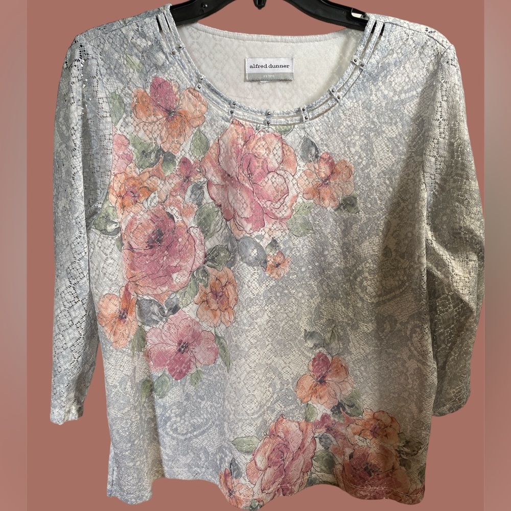 Alfred Dunner Women’s Blouse Size Large